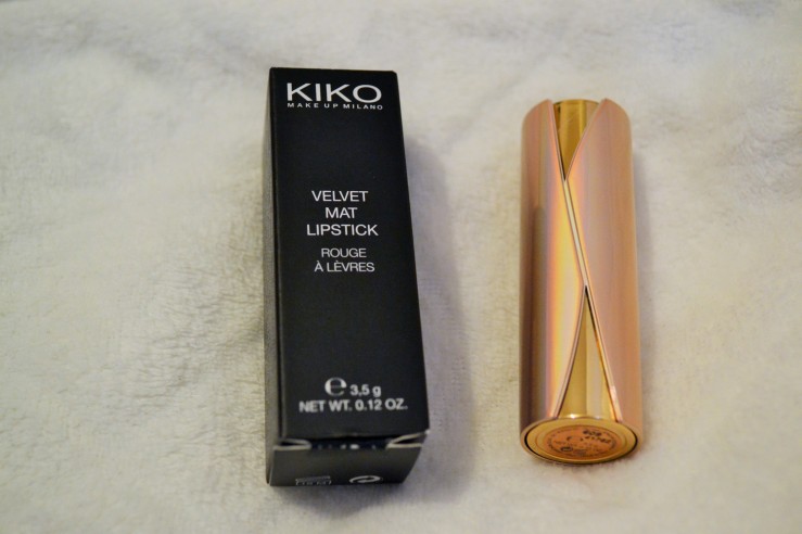 rouge à lèvre kiko velvet mat lipstick