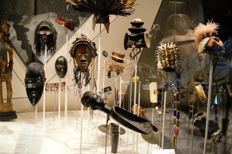 collection musée des Confluences Lyon masques